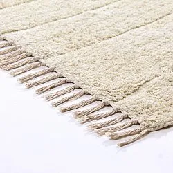 Ryamattor - Sivia Natural Cotton Shaggy (offwhite)