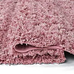 Ryamattor - Combarro Solid Cotton Shaggy (ljusrosa)
