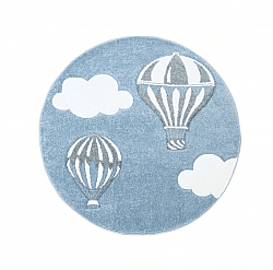 Barnmatta - Bueno Hot Air Balloon Rund (blå)
