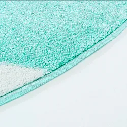 Barnmatta - Bueno Indian Bear Rund (turkos)