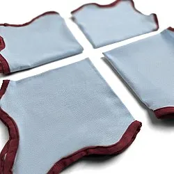 Servetter - 4-pack Tygservett Yrsa (blå)