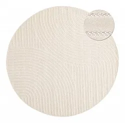 Rund matta - Devon (cream)