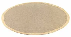 Rund matta (sisal) - Agave (ljus taupe)