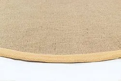 Rund matta (sisal) - Agave (ljus taupe)