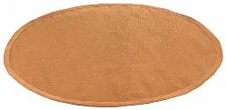 Rund matta (sisal) - Agave (orange)