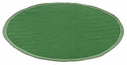 Rund matta (sisal) - Agave (grön)
