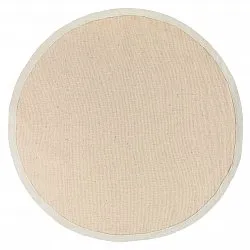 Rund matta (sisal) - Agave (beige/grå)