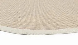 Rund matta (sisal) - Agave (beige/grå)
