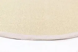 Rund matta (sisal) - Agave (silver/grå)
