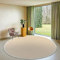 Rund matta (sisal) - Agave (beige/grå)