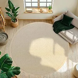 Rund matta (sisal) - Agave (taupe)