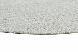 Rund matta - Snowshill (grå/vit)