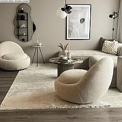 Wiltonmatta - Art Silk (ljusgrå/beige)