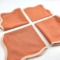 Servetter - 4-pack Tygservett Yrsa (rost)