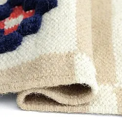 Ullmatta - Lausanne Flatweave Tufted Premium (vit/beige)