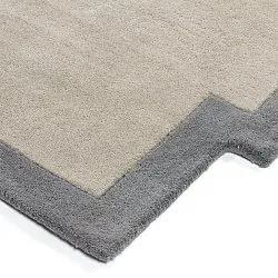 Ullmatta - Agra Hand Tufted Wool Premium (grå)
