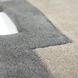 Ullmatta - Agra Hand Tufted Wool Premium (grå)