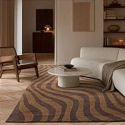 Ullmatta - Aiz Hand Tufted Wool Premium (brun)