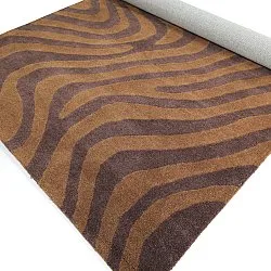 Ullmatta - Aiz Hand Tufted Wool Premium (brun)