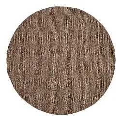 Rund matta - Avafors Wool Bubble (brun/beige)