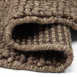 Rund matta - Avafors Wool Bubble (brun/beige)