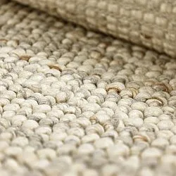 Rund matta - Avafors Wool Bubble (grå/beige)