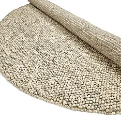 Rund matta - Avafors Wool Bubble (grå/beige)