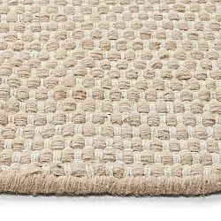 Rund matta - Coastal (beige)