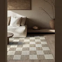 Ullmatta - Dundee (beige/vit)