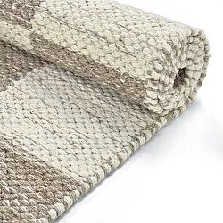 Ullmatta - Dundee (beige/vit)
