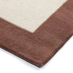 Ullmatta - Gaya Hand Tufted Wool Premium (creme/brun)