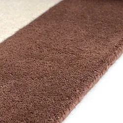 Ullmatta - Gaya Hand Tufted Wool Premium (creme/brun)