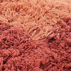 Ullmatta - Khenifra Handknot Wool Premium (orange/röd)