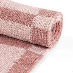 Ullmatta - Lausanne Flatweave Tufted Premium (rosa)