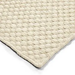 Ullmatta - Ovelia (beige/vit)