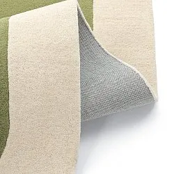 Ullmatta - Puri Hand Tufted Wool Premium (grön/creme)