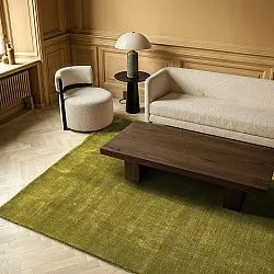 Ullmatta - Rozel Handloom Wool Premium (mossgrön)
