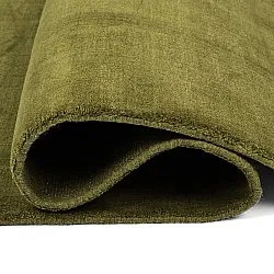 Ullmatta - Rozel Handloom Wool Premium (mossgrön)