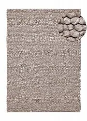 Ullmatta - Sala Irregular Wool Bubble (taupe/vitmelerad)