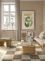 Ullmatta - Scacco (brun/beige)