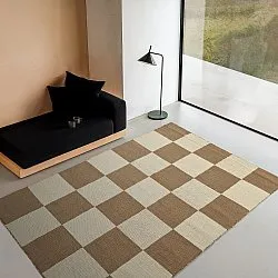 Ullmatta - Scacco (brun/beige)