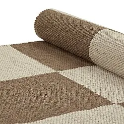 Ullmatta - Scacco (brun/beige)