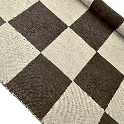 Ullmatta - Scacco (svart/beige)