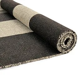 Ullmatta - Scacco (svart/beige)