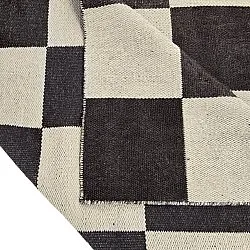 Ullmatta - Scacco (svart/beige)