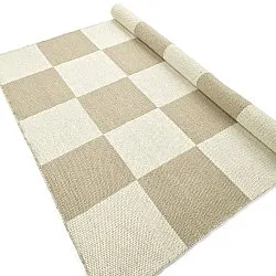 Ullmatta - Scacco (vit/beige)