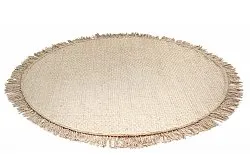 Rund matta - Pike (beige)