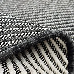 Rund matta - Indoor/Outdoor Bennett (svart)