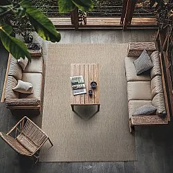 Inomhus- utomhusmatta - Bennett (beige)