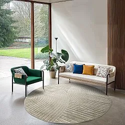 Rund matta - Indoor/Outdoor Devon (beige)